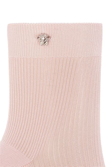 pink versace stockings|Versace Socks for Women .